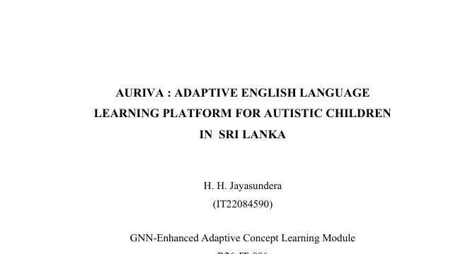 Cover page of the Concept Learning thesis