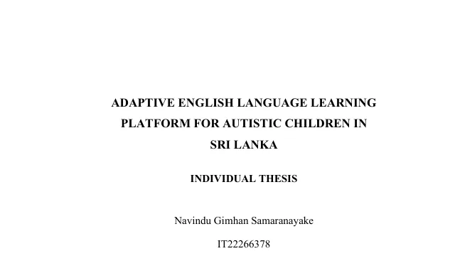 Cover page of the Pronunciation thesis